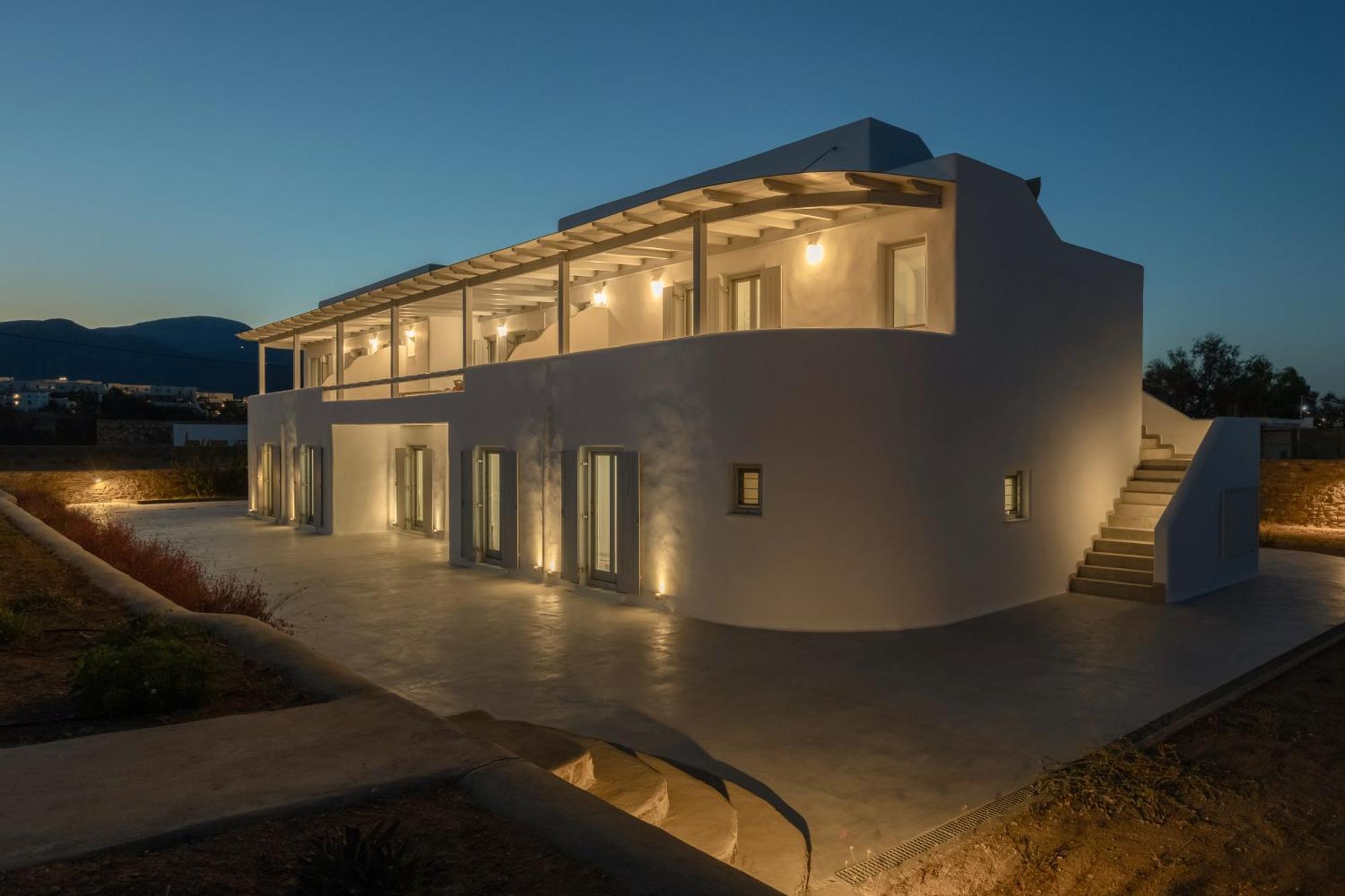 Paros Melodia Apartments لوغاراس المظهر الخارجي الصورة