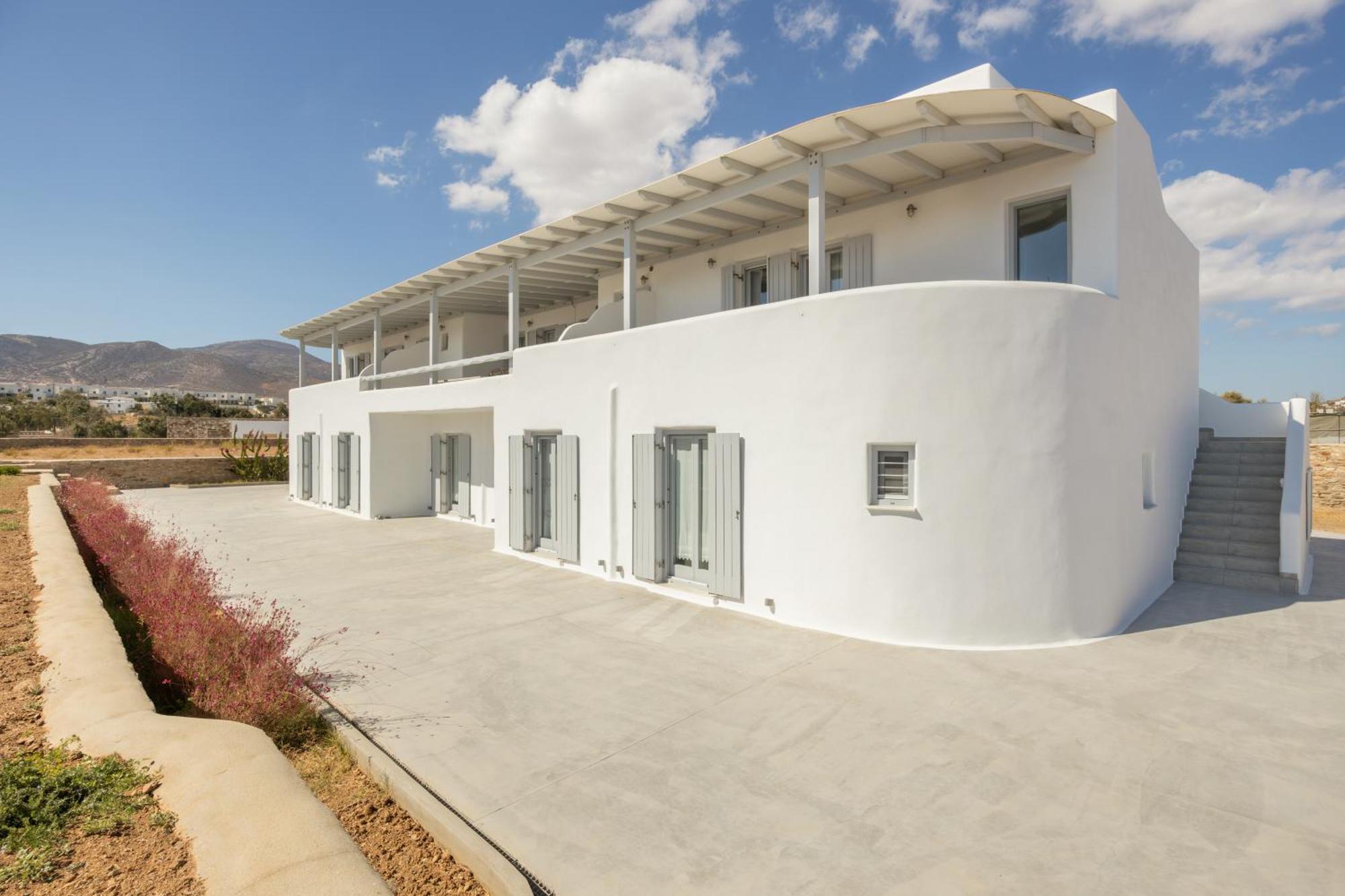 Paros Melodia Apartments لوغاراس المظهر الخارجي الصورة