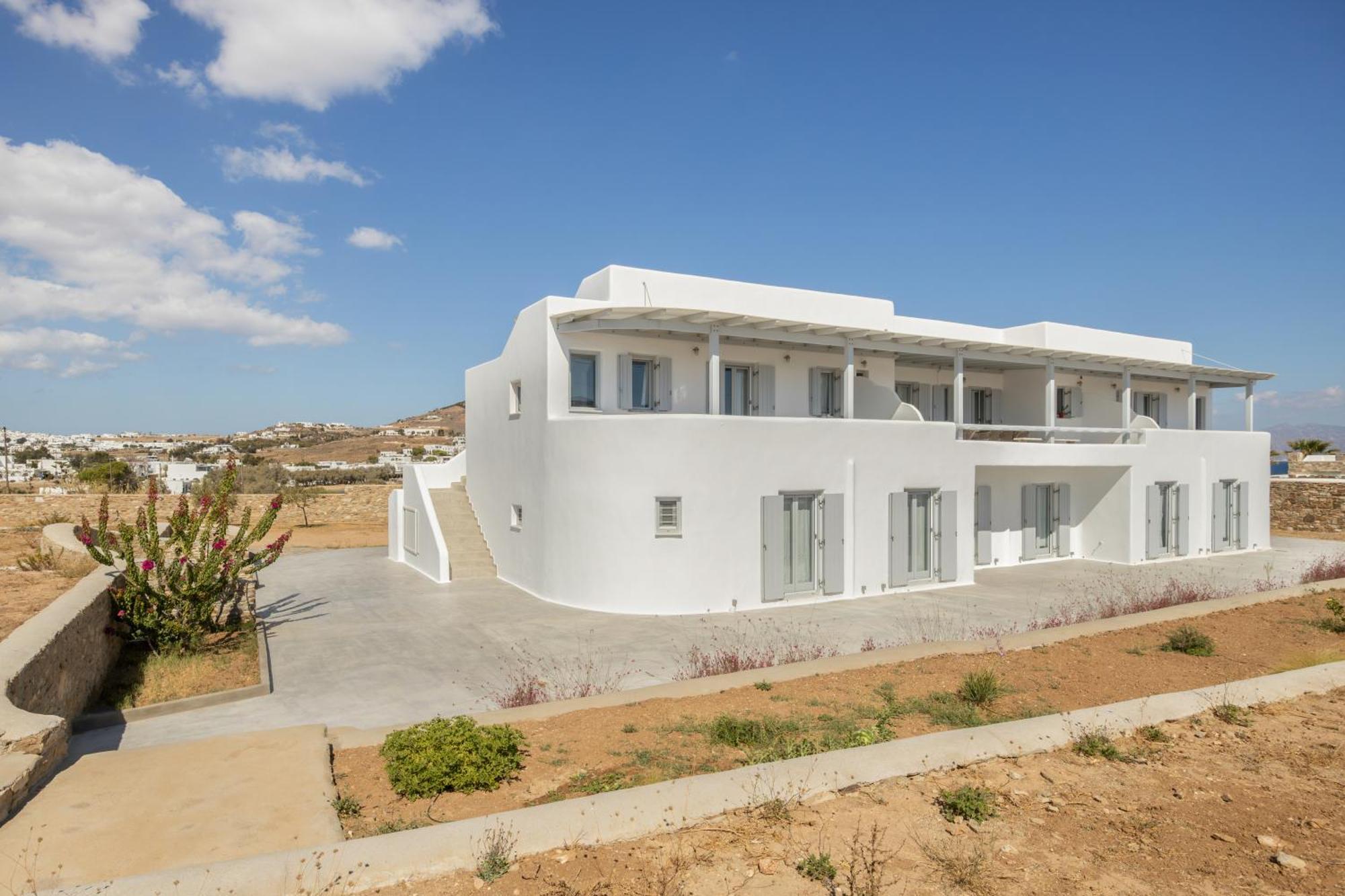 Paros Melodia Apartments لوغاراس المظهر الخارجي الصورة