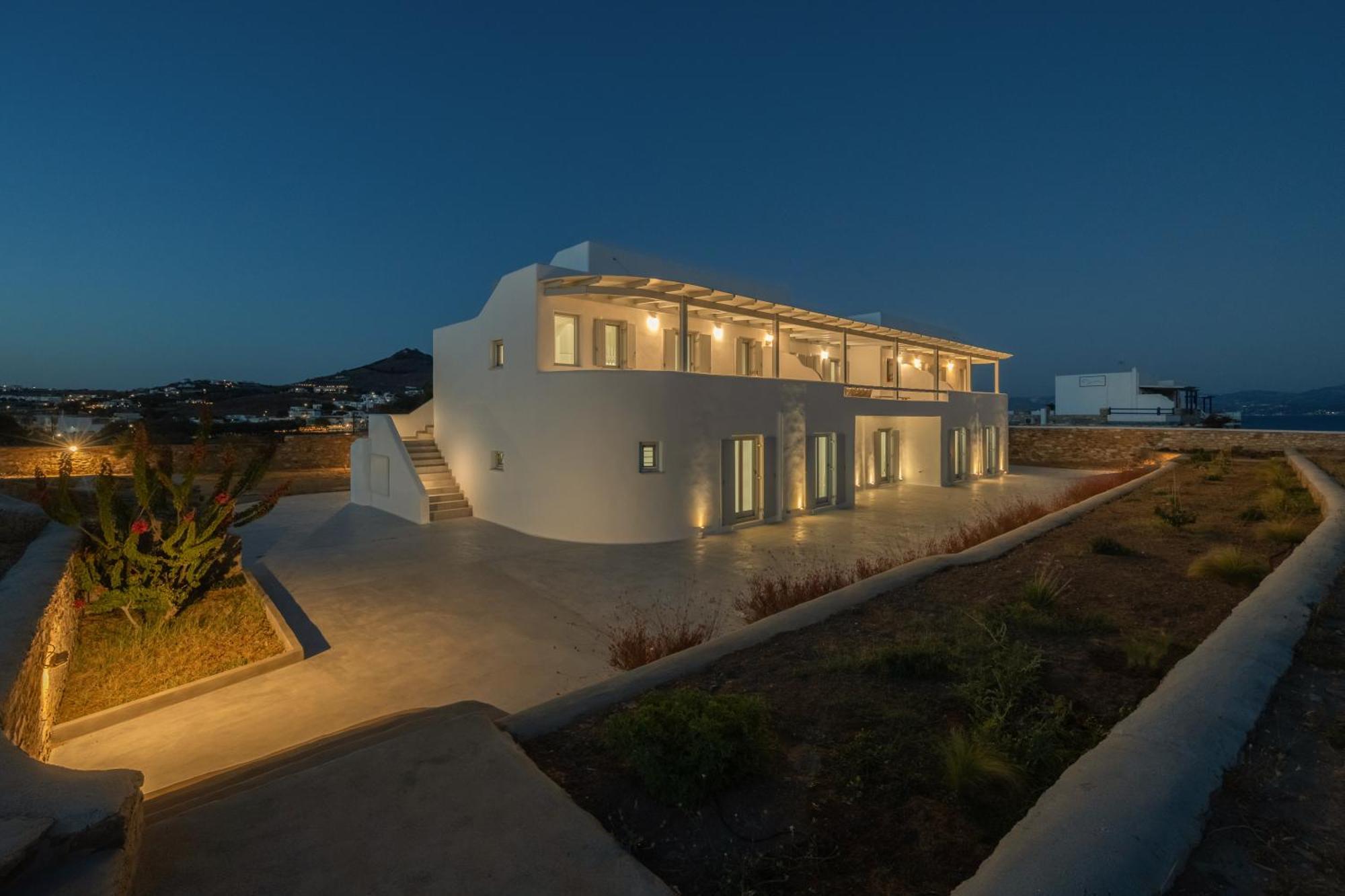 Paros Melodia Apartments لوغاراس المظهر الخارجي الصورة