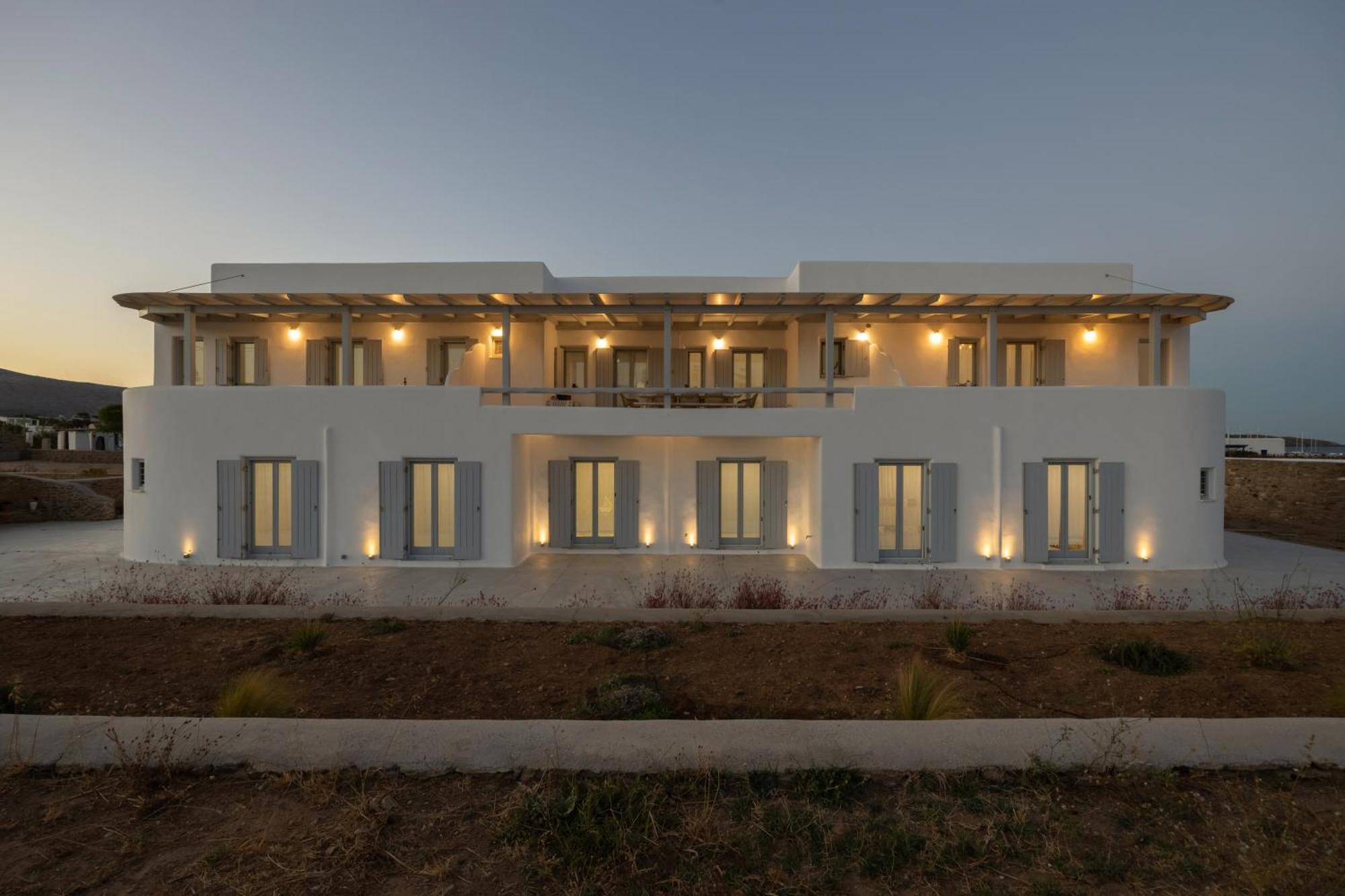 Paros Melodia Apartments لوغاراس المظهر الخارجي الصورة