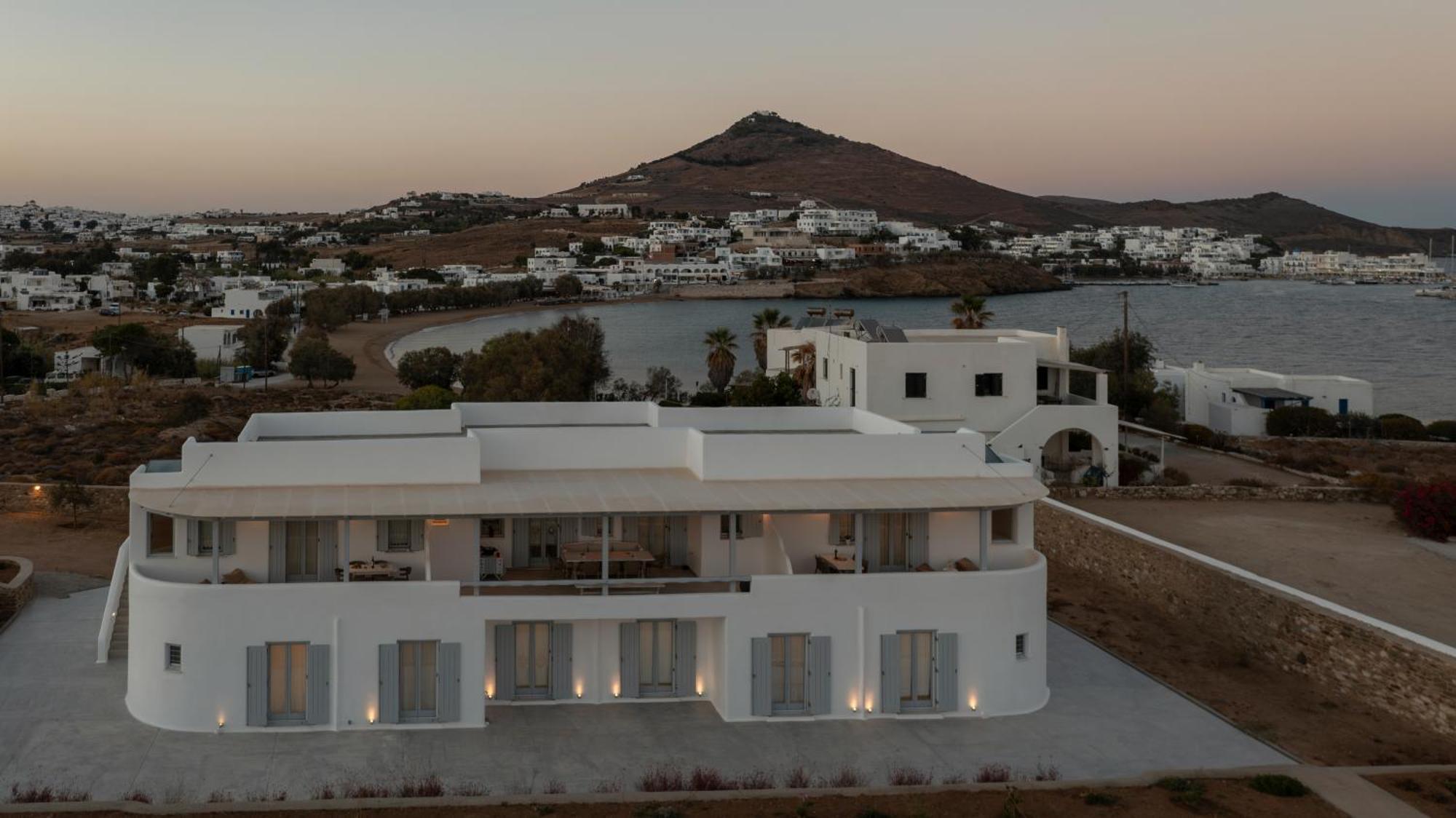 Paros Melodia Apartments لوغاراس المظهر الخارجي الصورة
